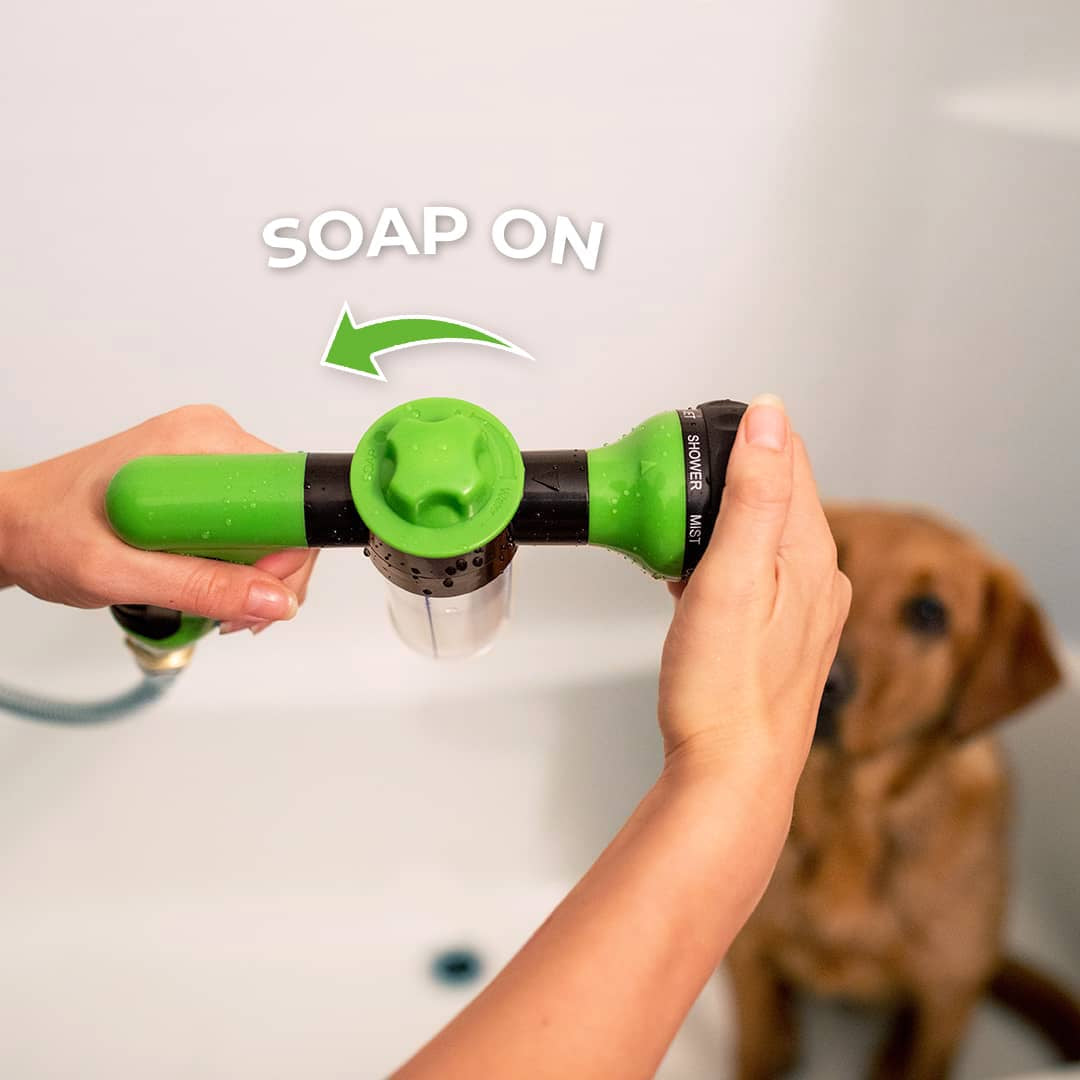 Pup Jet Pet Shower Helper, Dog Bath Sprayer