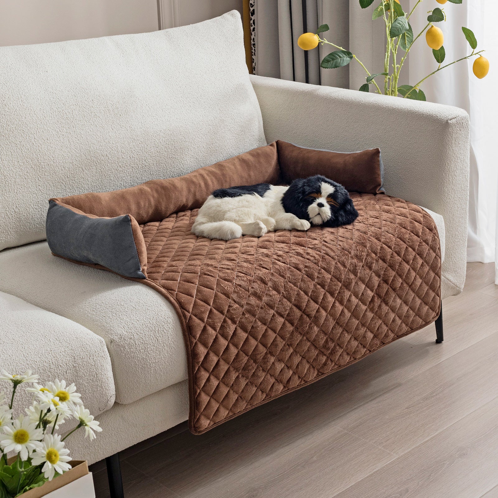 Plush Pillow Sofa Pet Bed