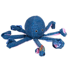 Octopus Squeaky Dog Toys, Blue Interactive Dog Toys