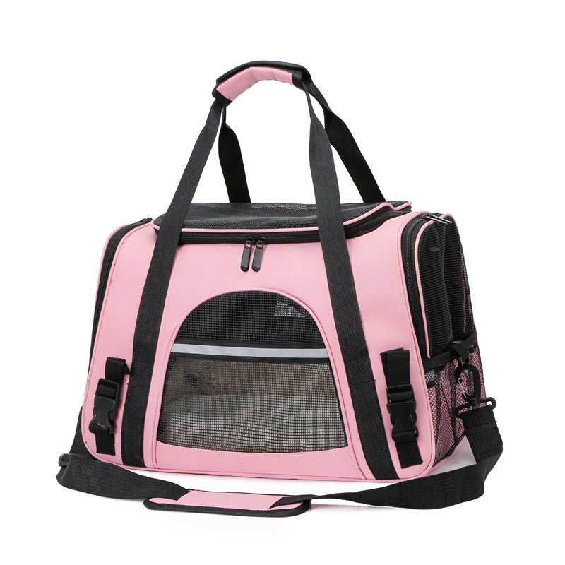 Pet Carrier Breathable Airline Approved Transport Carrying For Small Cat & Dogs