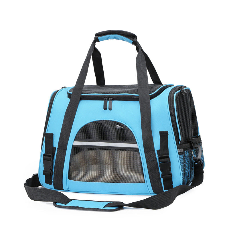 Pet Carrier Breathable Airline Approved Transport Carrying For Small Cat & Dogs