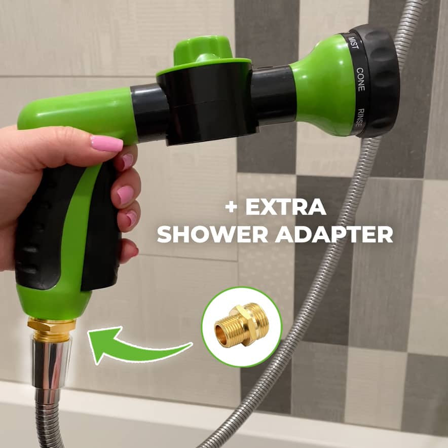 Pup Jet Pet Shower Helper, Dog Bath Sprayer