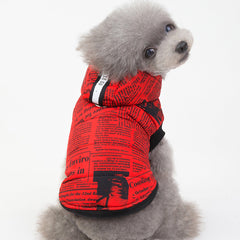 Newspaper Cotton Pet Sweater