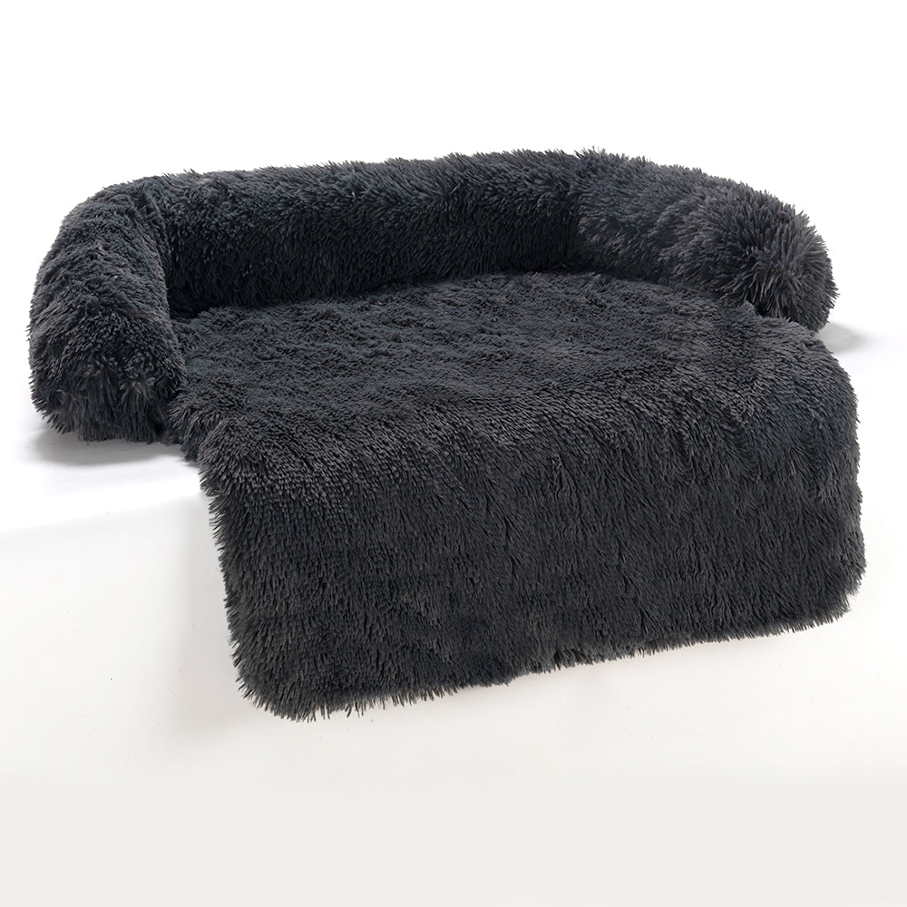 Plush Calming Sofa Pet Bed