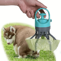 Portable Dog Poop Scooper with Built-In Bag Dispenser