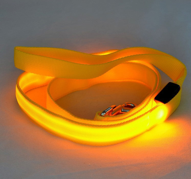 LED Luminous Traction Dog Leash