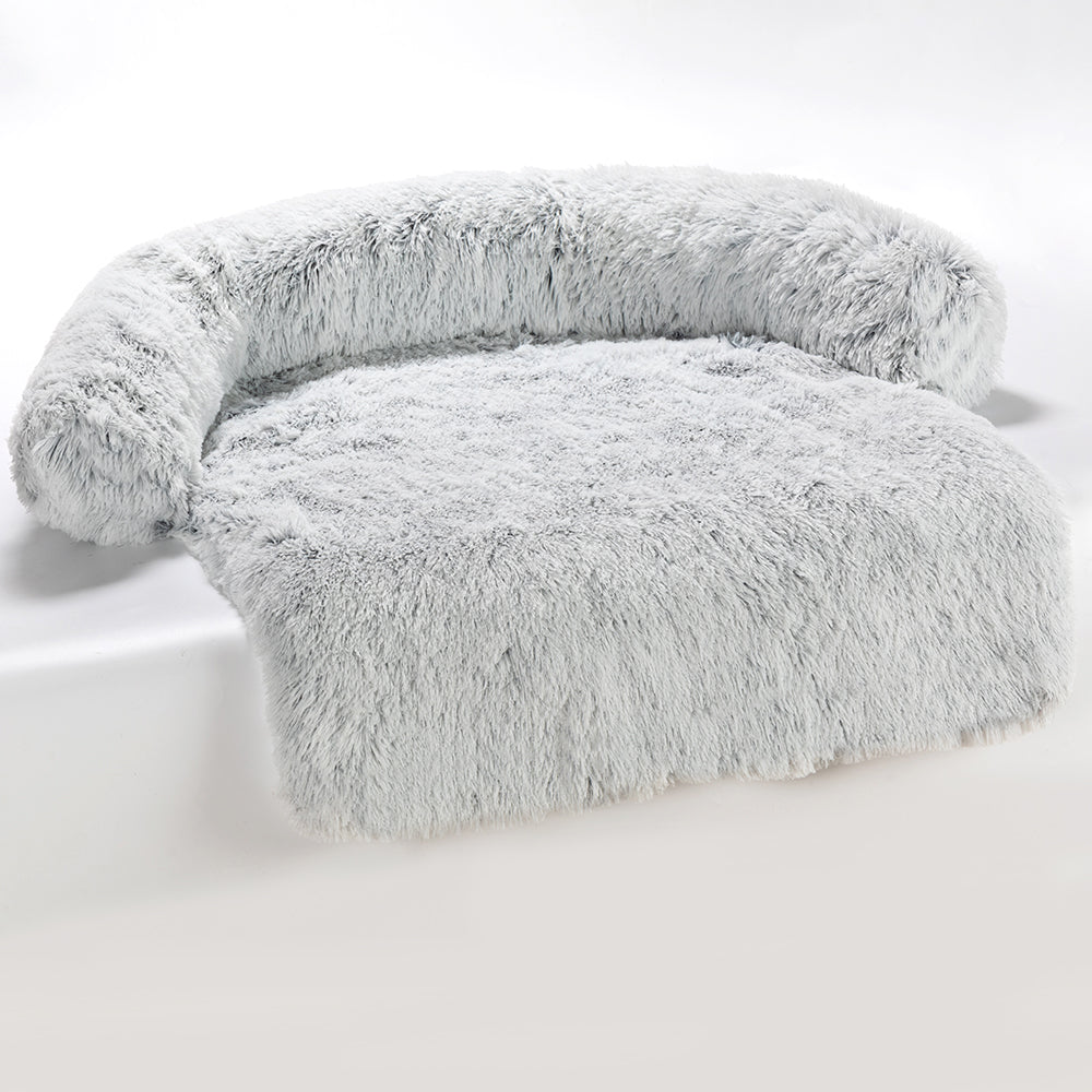 Plush Calming Sofa Pet Bed