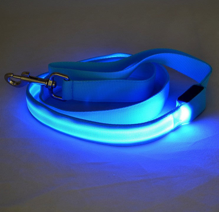 LED Luminous Traction Dog Leash