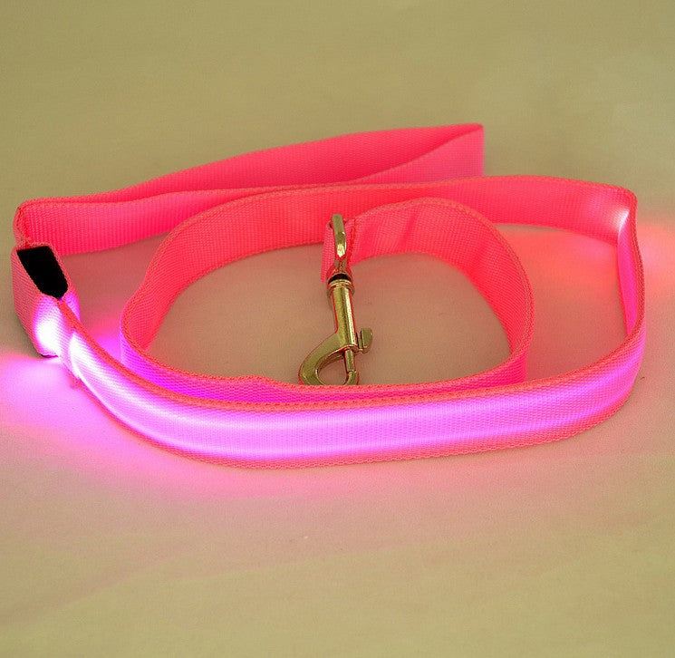 LED Luminous Traction Dog Leash