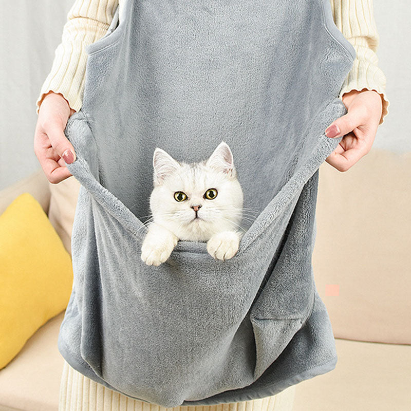 Pets Apron Non-stick Anti-grab Plush Camisole For Pets