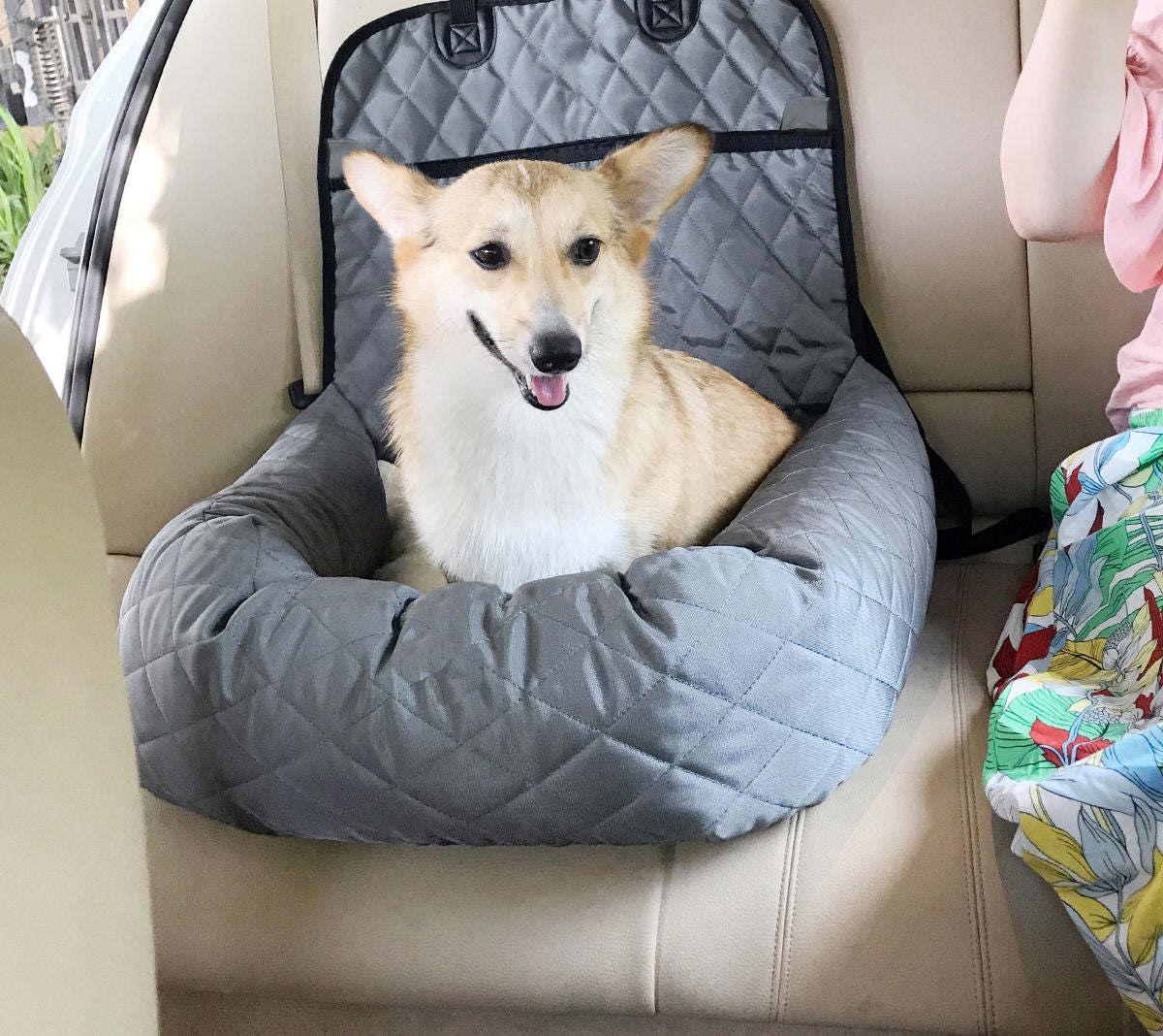 Pet Life ® 'Pawtrol' Dual Converting Travel Safety Carseat and Pet Bed