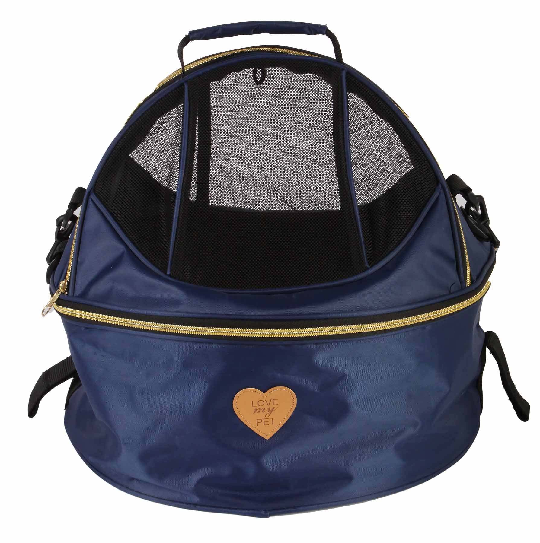 Pet Life 'Air-Venture' Dual-Zip Airline Approved Circular Travel Pet  Carrier