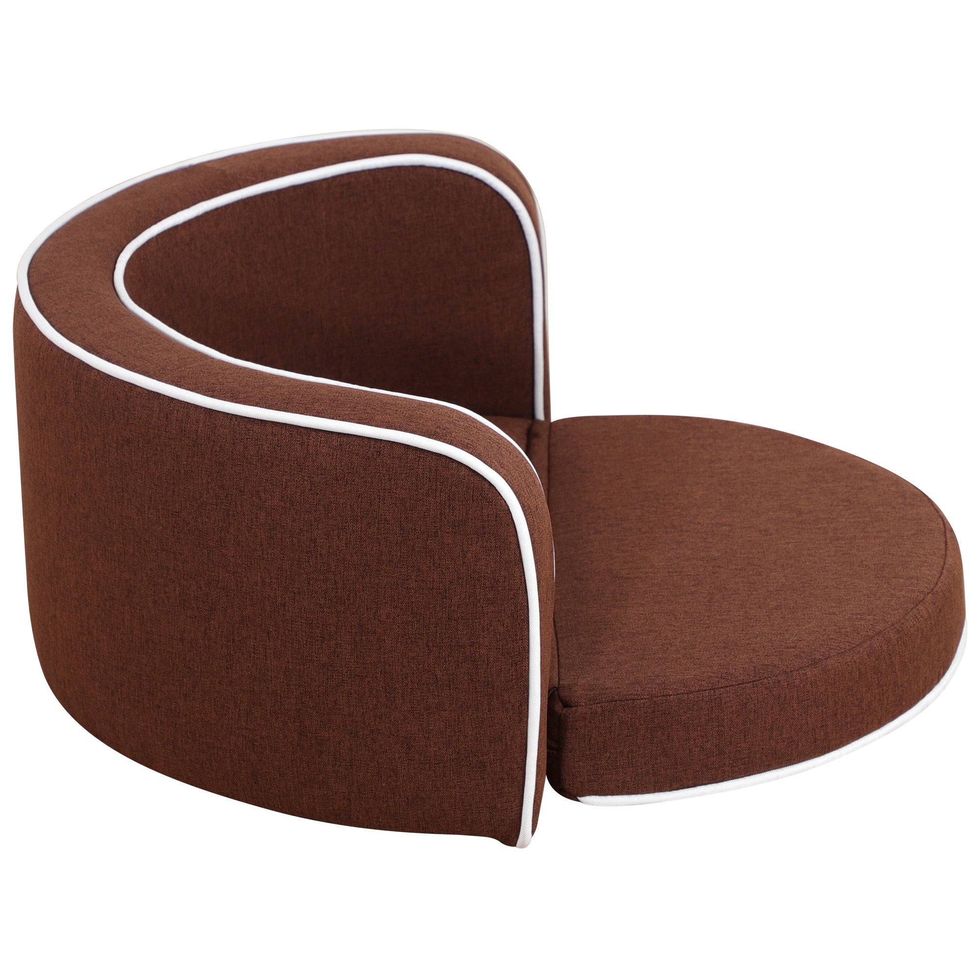 Round Pet Sofa with Cushion