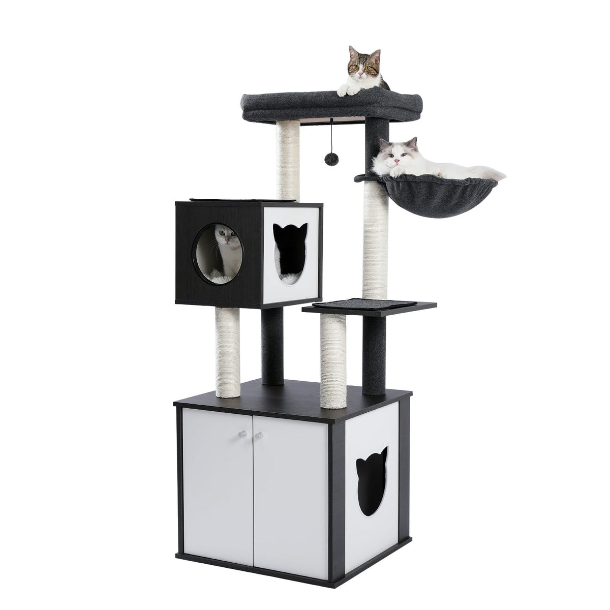 Cat Condo All-in-One Multi-Functional Cat Tower