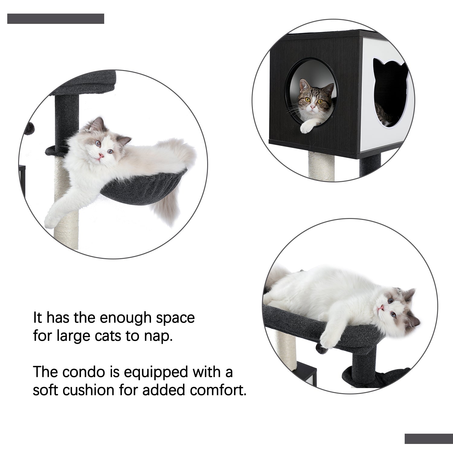 Cat Condo All-in-One Multi-Functional Cat Tower