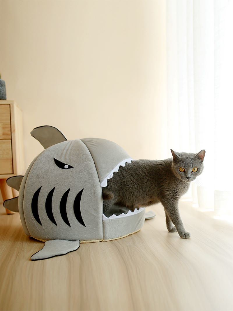 Shark Shape House Pet Beds