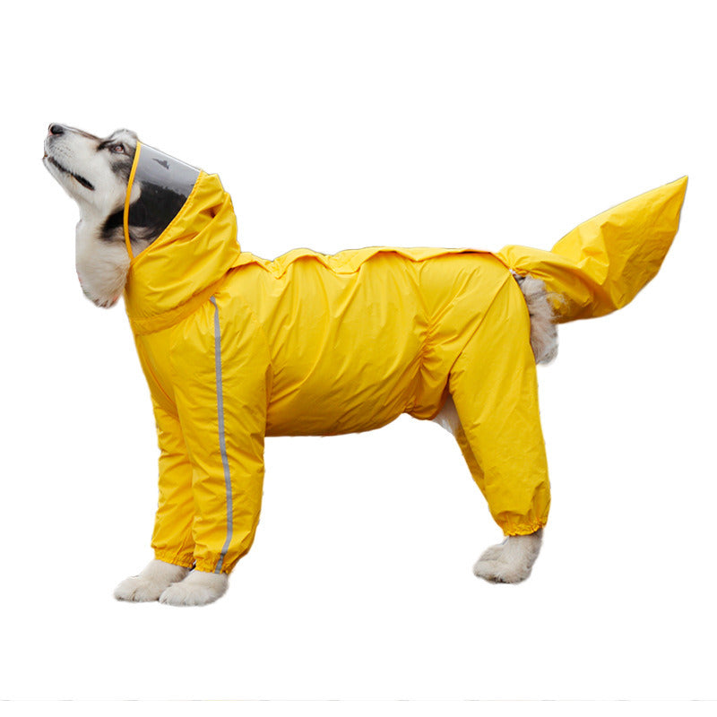 Covered Tail Dog Raincoat