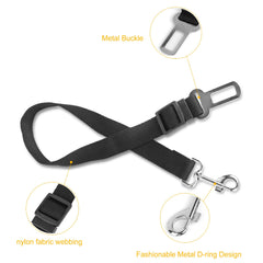 Pet Dog Car Seat Belt Leash Adjustable 2pc