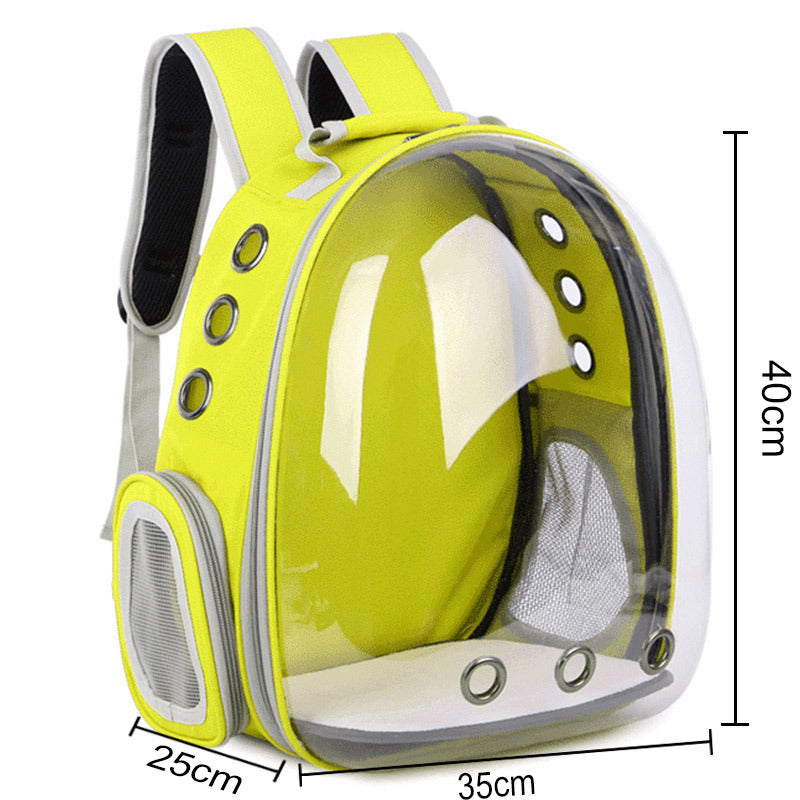 Pet Transparent Space Capsule Backpack