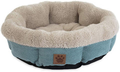 Precision Pet Snoozzy Mod Chic 12 Inch Round Pet Bed Teal 1 count