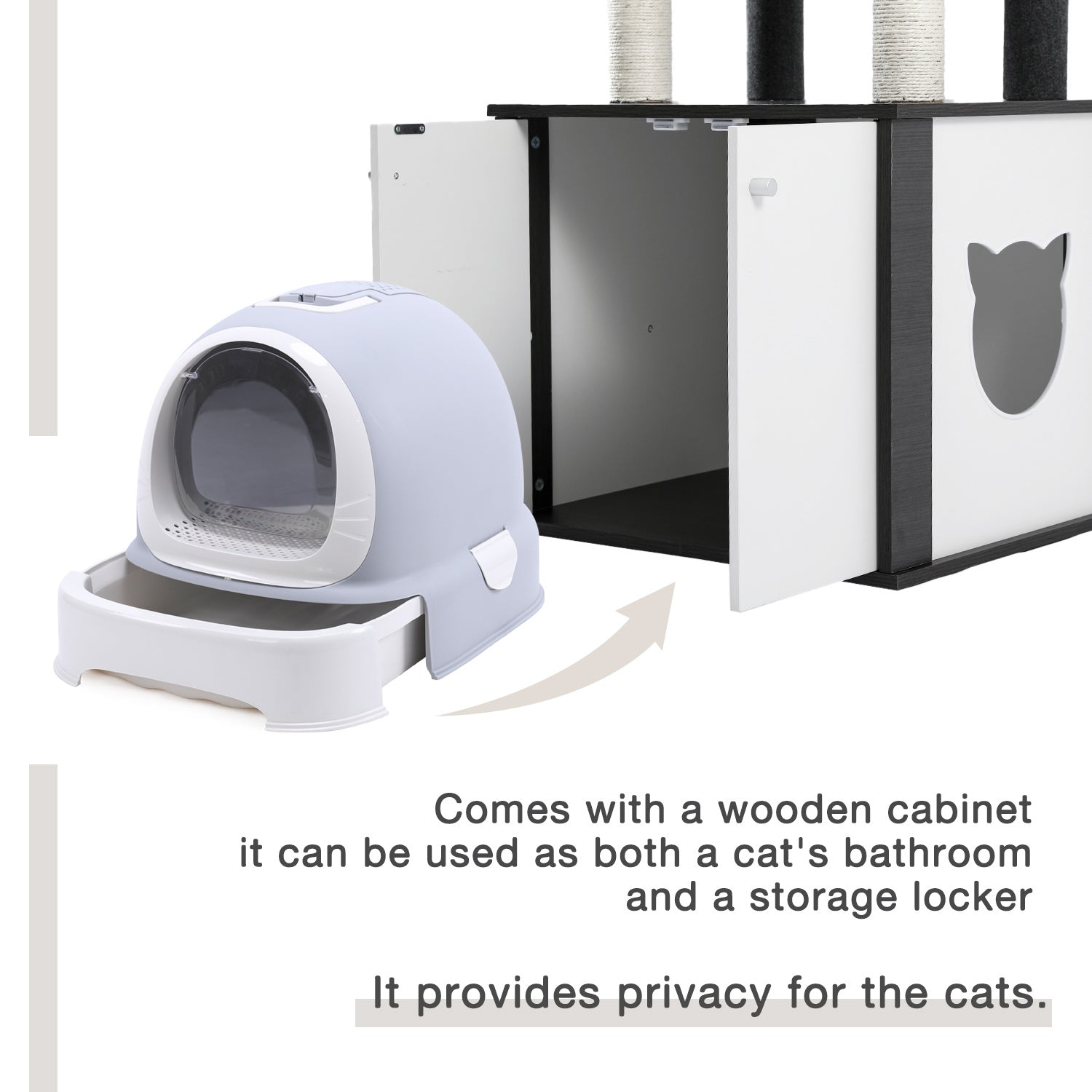 Cat Condo All-in-One Multi-Functional Cat Tower