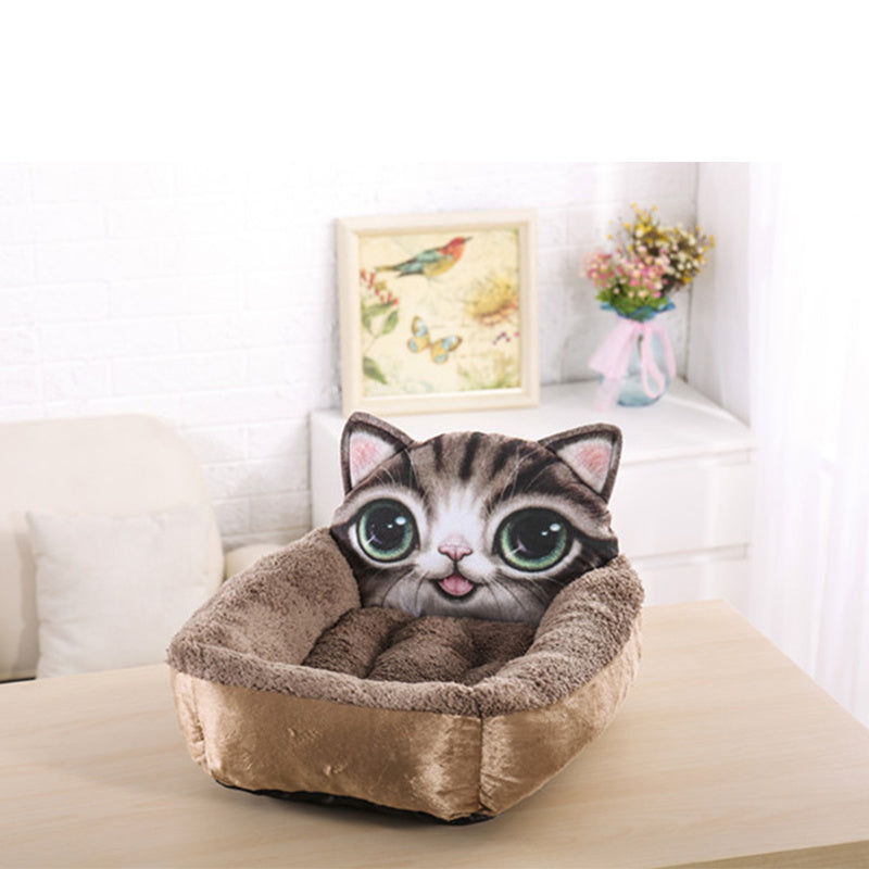 Fashion House Cartoon-Design Sofa Pet Bed