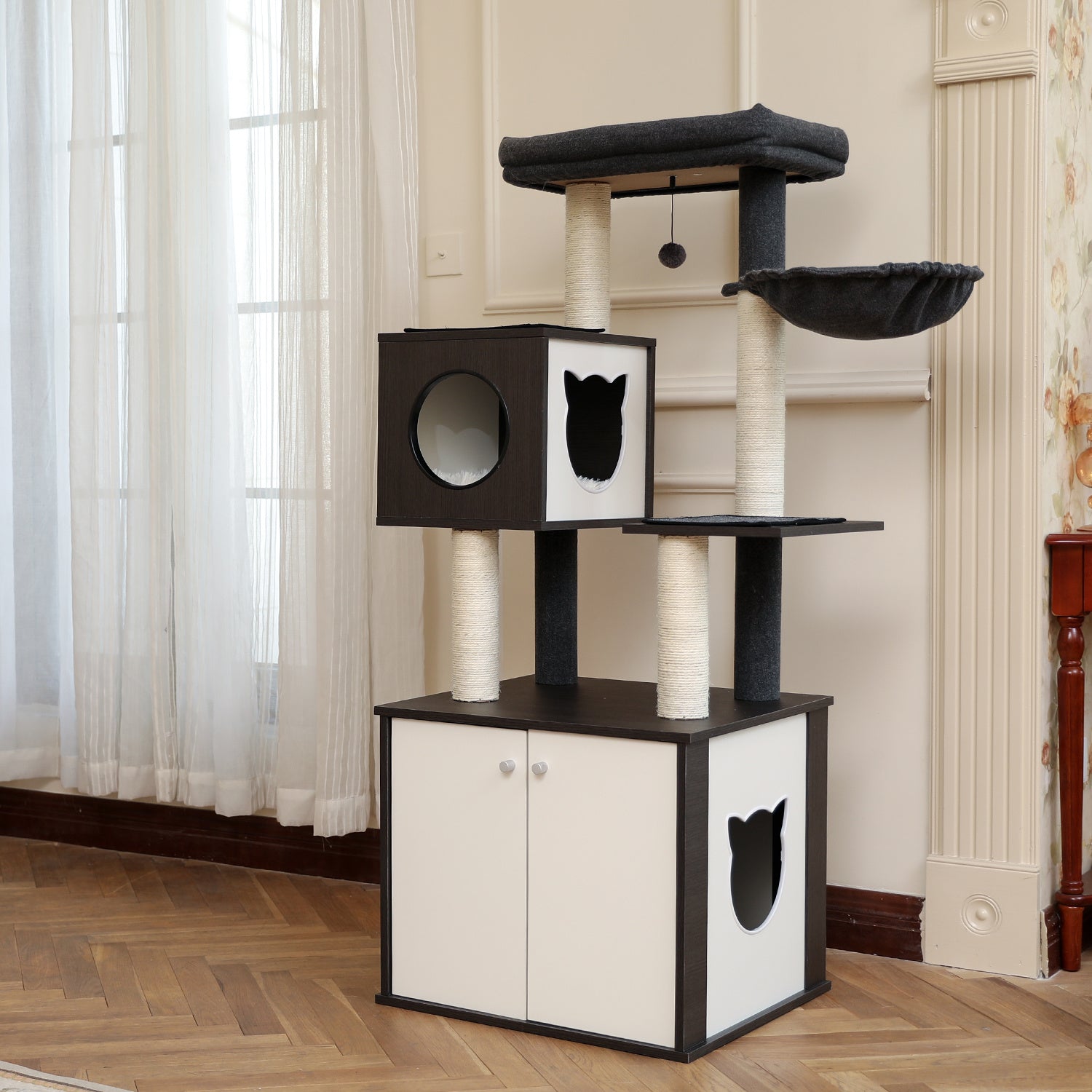 Cat Condo All-in-One Multi-Functional Cat Tower