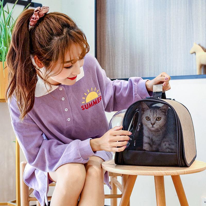 Pet Backpack Carrier with Window Bag