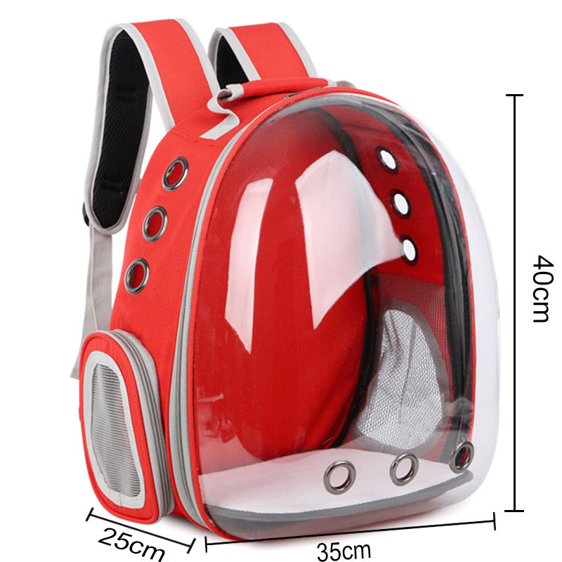 Pet Transparent Space Capsule Backpack