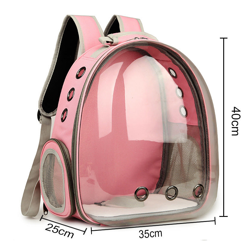 Pet Transparent Space Capsule Backpack