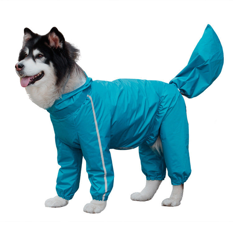 Covered Tail Dog Raincoat