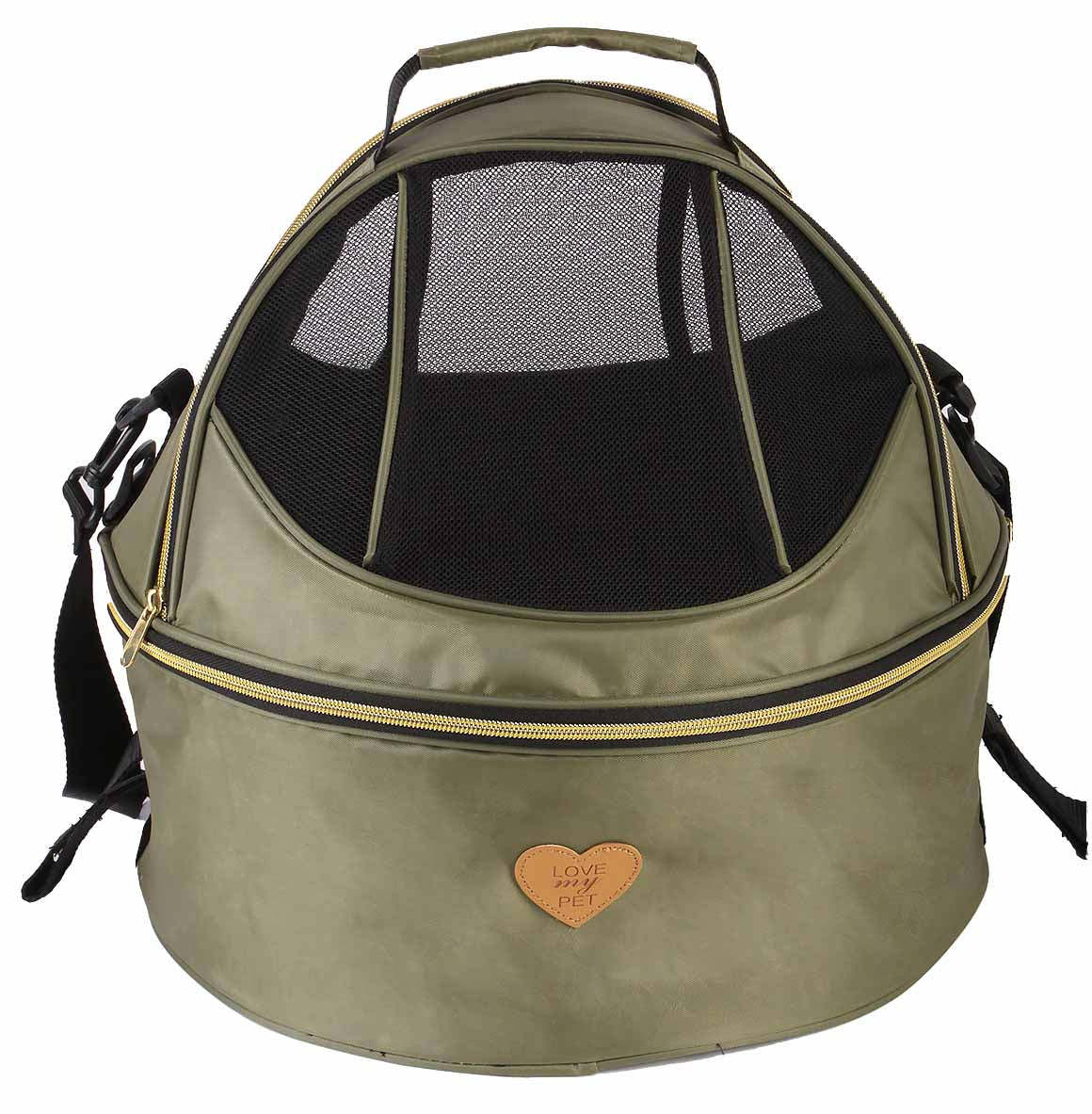 Pet Life 'Air-Venture' Dual-Zip Airline Approved Circular Travel Pet  Carrier