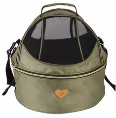 Pet Life 'Air-Venture' Dual-Zip Airline Approved Circular Travel Pet  Carrier