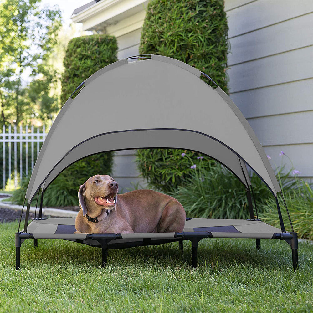 Elevated Pet Dog Bed Tent with Canopy