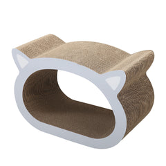 Cat Scratcher Cat Toy Corrugated Cardboard Cute Cat Head XH