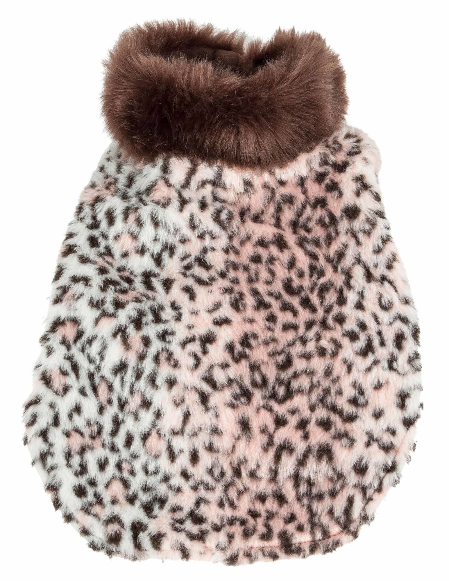 Pet Life Luxe 'Furracious' Cheetah Patterned Mink Dog Coat Jacket