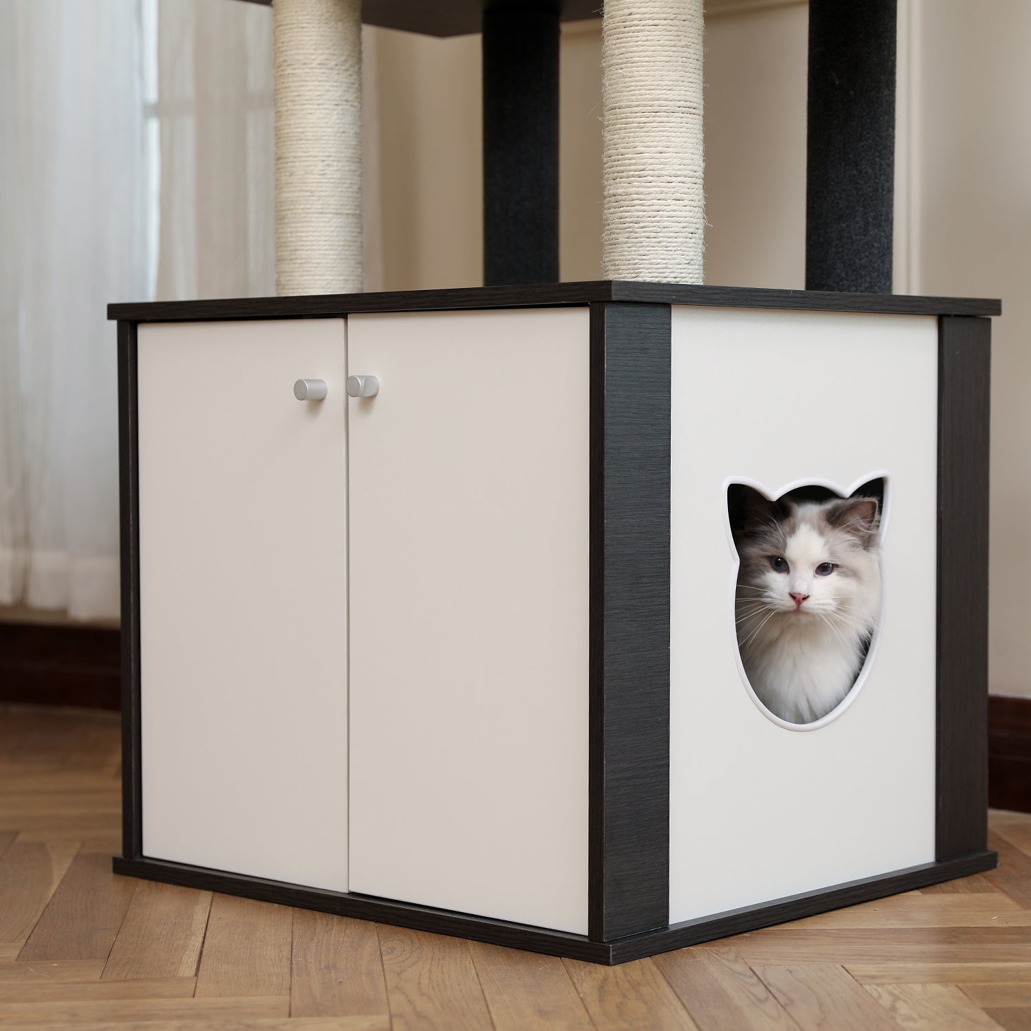 Cat Condo All-in-One Multi-Functional Cat Tower