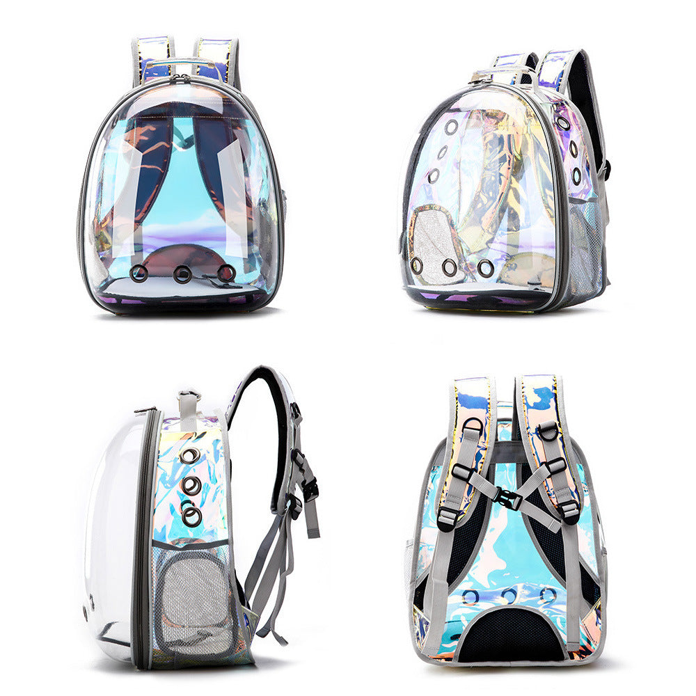 Pet Transparent Space Capsule Backpack