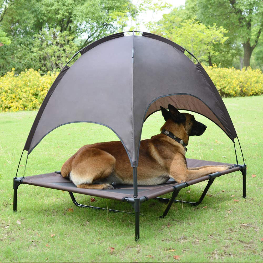 Elevated Pet Dog Bed Tent with Canopy