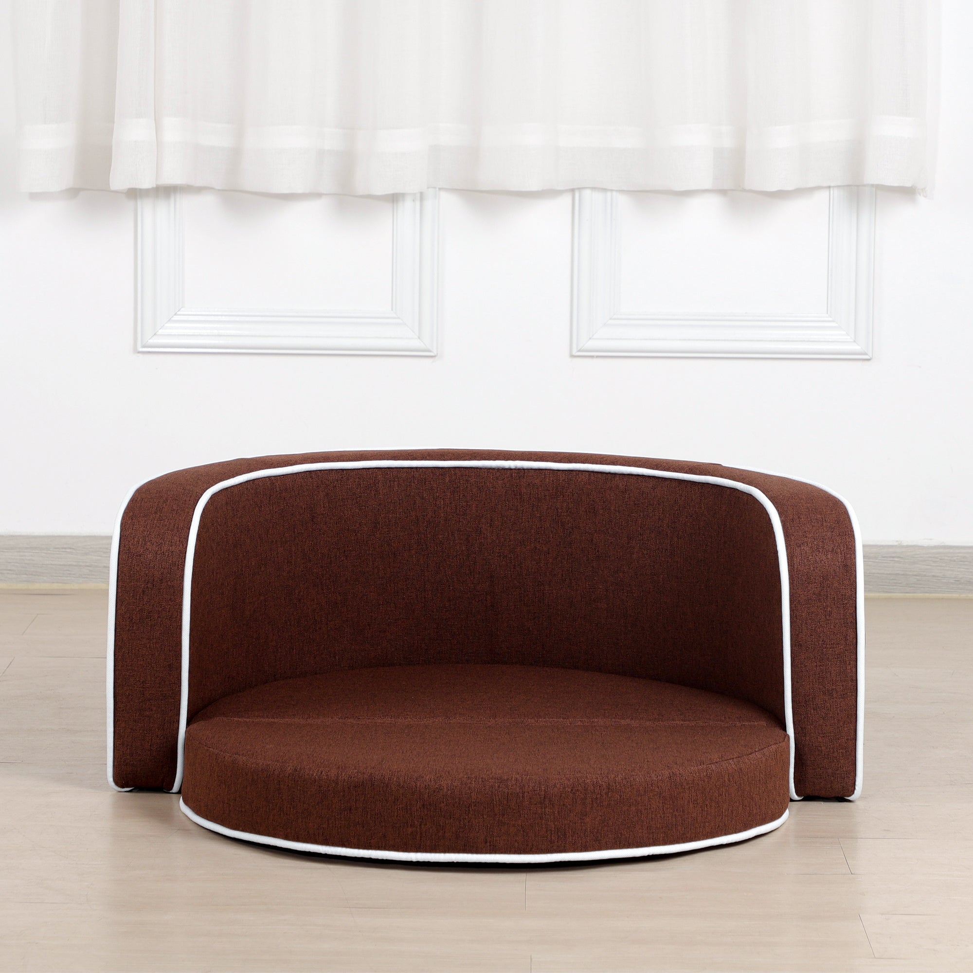 Round Pet Sofa with Cushion