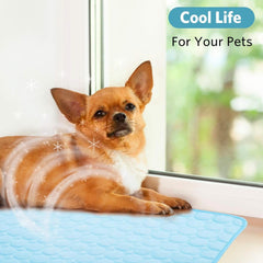 Dog Cooling Mat Self Cooling Blanket, Washable Pet Cooling Mat, 28X22Inch/70X55Cm